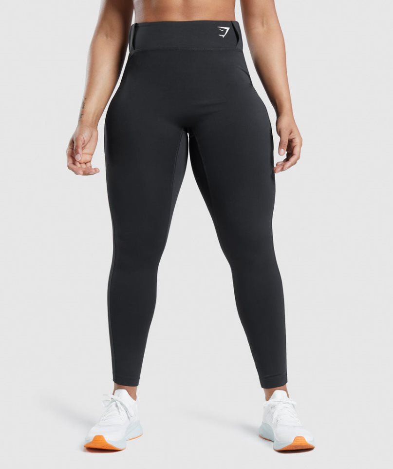 Women\'s Gymshark Sport Leggings Black | CA 7106D8